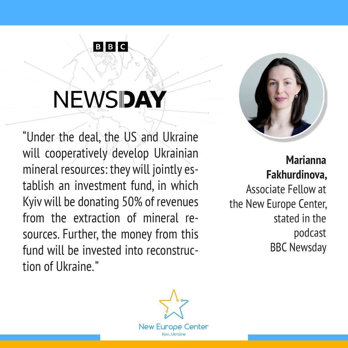 New Europe Center (@nec_ukraine) on Twitter photo 🎙️<a href="/FakhurdinovaM/">Marianna Fakhurdinova</a>, Associate Fellow at the New Europe Center, stated in the BBC Newsday (on World Service radio <a href="/bbcworldservice/">BBC World Service</a>).
bbc.co.uk/sounds/play/w1… 🎙️<a href="/FakhurdinovaM/">Marianna Fakhurdinova</a>, Associate Fellow at the New Europe Center, stated in the BBC Newsday (on World Service radio <a href="/bbcworldservice/">BBC World Service</a>).
bbc.co.uk/sounds/play/w1…