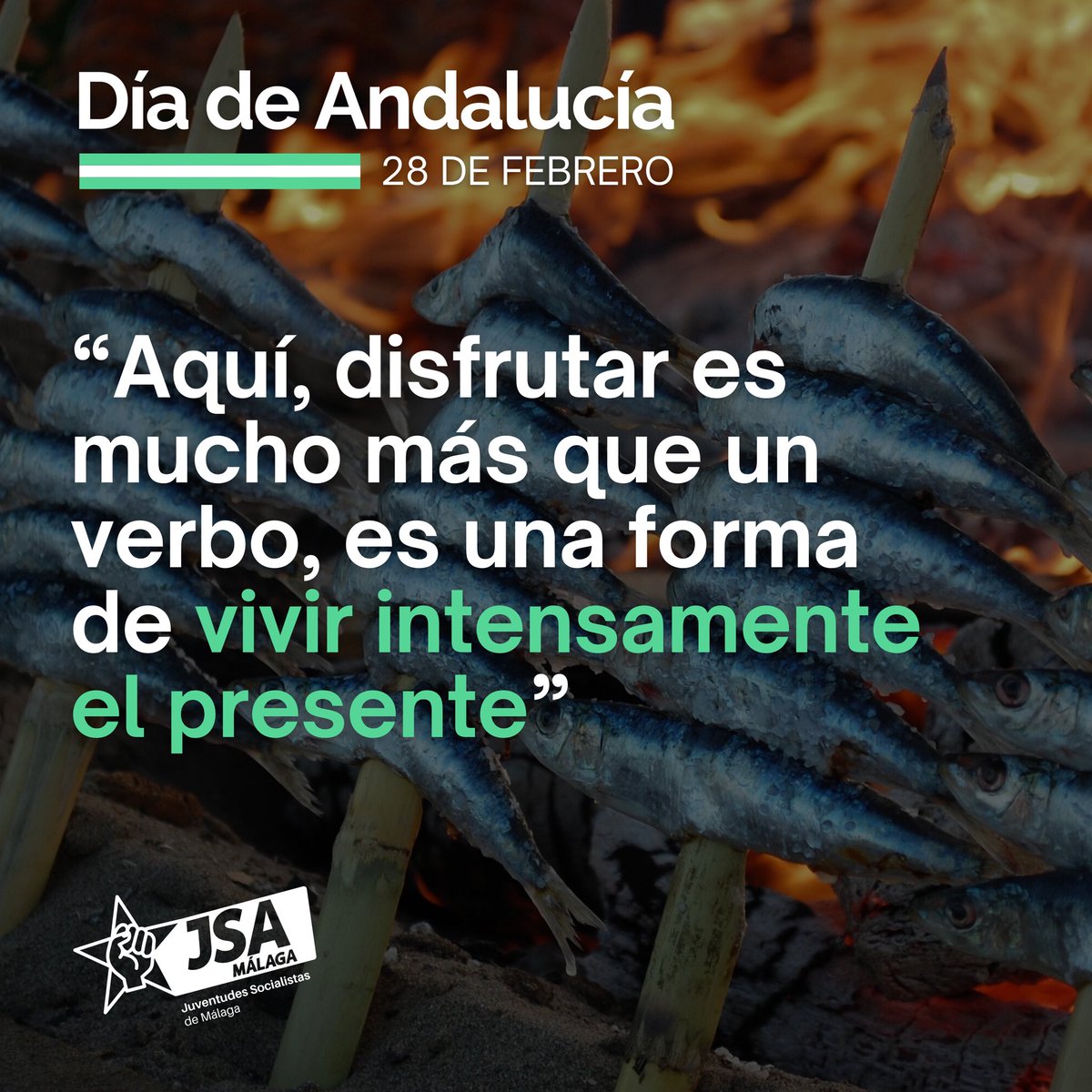 JSAMalaga's tweet photo. Porque Andalucía es única. Sigamos defendiéndola.

Feliz #28F💚🤍💚

#DíaDeAndalucía 
#AndalucíaPorDelante https://t.co/CFXfcyNNmf
