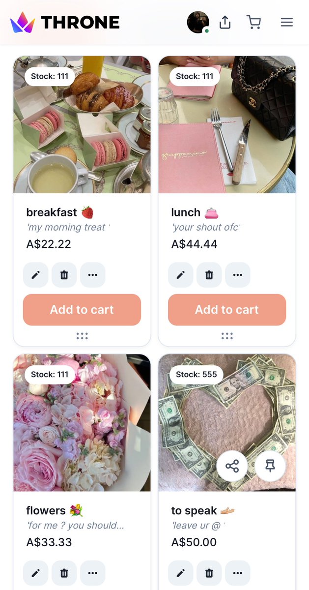 updating my throne rn, this is so fun 🎀