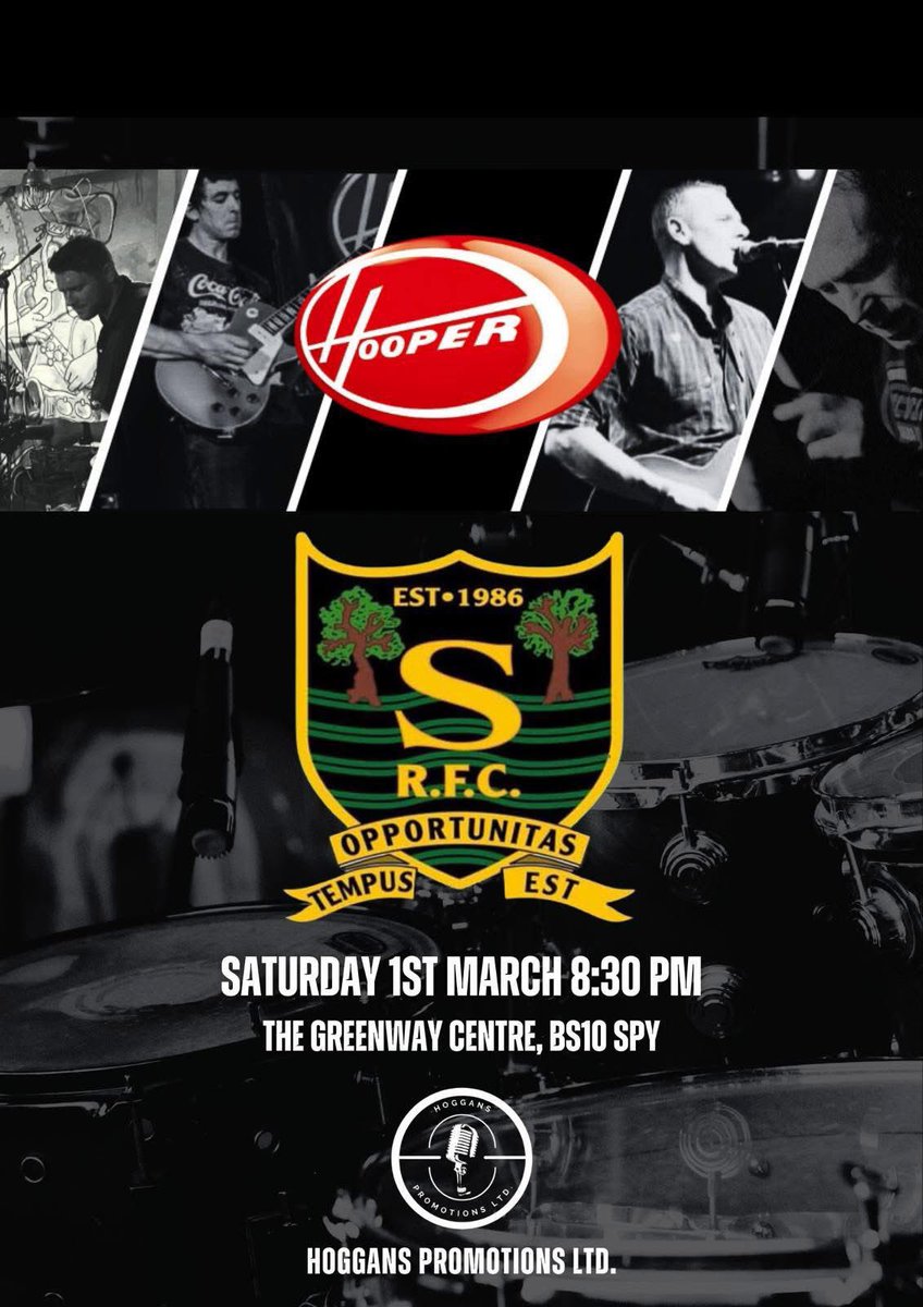 The first team take on Old Colstonians AWAY which is rescheduled from earlier in the season 

Then later the superb Hooper will take to the stage to entertain you.
FREE ENTRY but numbers will be limited so get there early to avoid disappointment.
UTM 🔵🟢