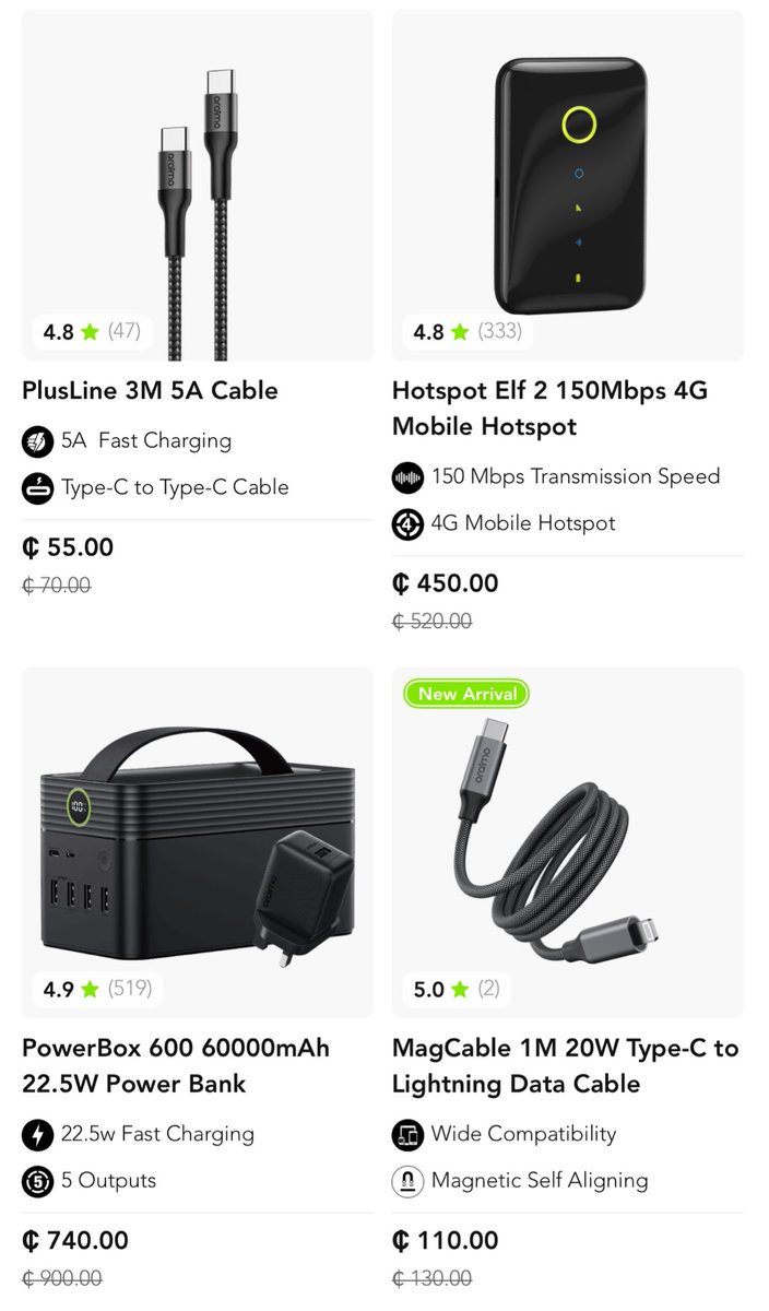 george_kingskid's tweet image. 💚ORAIMO, A BRAND YOU CAN TRUST💚

📍Orders above GH¢90 are delivered for free anywhere around the country.
📍Cash On Delivery payment option.

Use the link and coupon code below for a special discount👇🏾💯
Link: gh.oraimo.com/?affiliate_cod…
Coupon code: MCPAPUOXIE0U
#KeepExploring