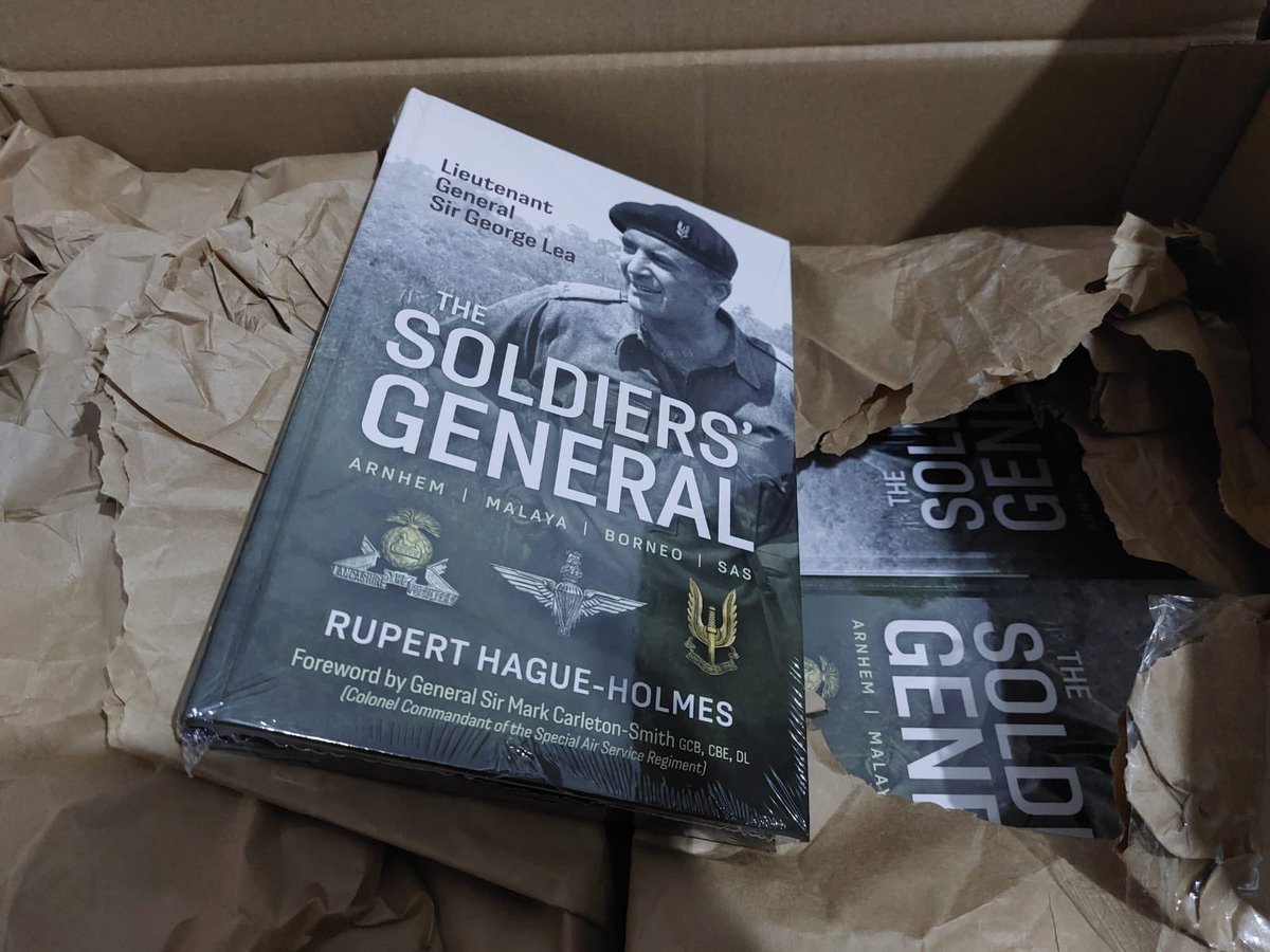 RHHol7's tweet photo. Very excited that my books have arrived. With book launches scheduled at the Tower of London and in Jersey, George Lea’s story as one of the key post WW2 British Army counterinsurgency leaders can now be told……
@barnthorn #specialairservice #malayanemergency #SAS https://t.co/TtsQw3tkit