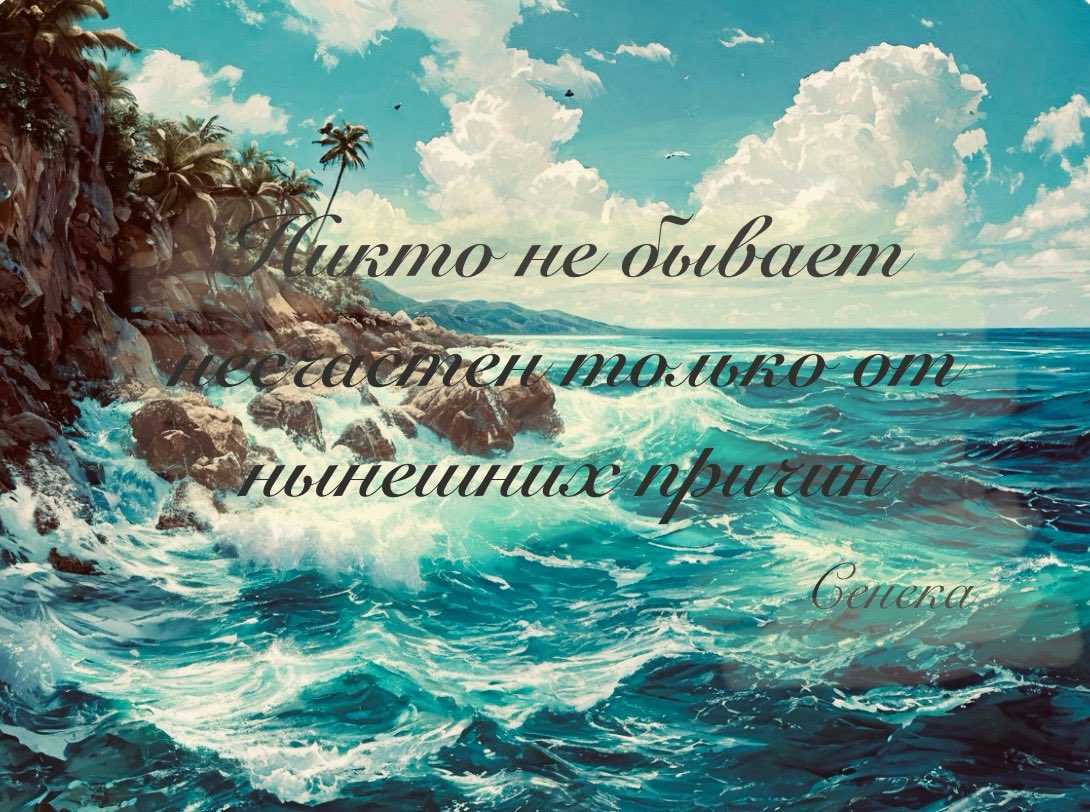 Прислушайтесь к шуму океана, он хуйни не скажет 
#вз