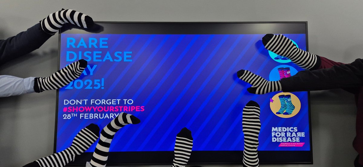 Genomics Education (@genomicsedu) on Twitter photo We are participating in #ShowYourStripes for #RareDiseaseDay. Rare diseases are collectively common, affecting 3.5 million people in the UK. So, when you hear hooves, think zebras. Find out more about this day via: <a href="/rarediseaseday/">Rare Disease Day</a> We are participating in #ShowYourStripes for #RareDiseaseDay. Rare diseases are collectively common, affecting 3.5 million people in the UK. So, when you hear hooves, think zebras. Find out more about this day via: <a href="/rarediseaseday/">Rare Disease Day</a>