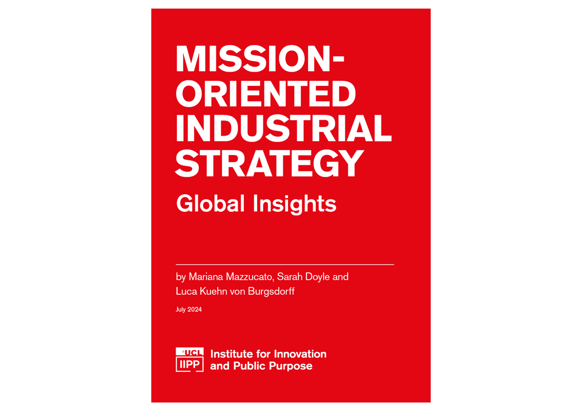 UCL Institute for Innovation and Public Purpose (@iipp_ucl) on Twitter photo 🚀Mission-oriented industrial strategy needs to be more than words.
<a href="/IIPP_UCL/">UCL Institute for Innovation and Public Purpose</a>'s <a href="/MazzucatoM/">Mariana Mazzucato</a>, <a href="/SarahDoyleTO/">Sarah Doyle</a> & <a href="/LucaBurgsdorff/">Luca Kühn von Burgsdorff</a> outline how to design, implement, and govern missions, and how governments can deliver transformative change.
🔗Read the report: ucl.ac.uk/bartlett/publi… 🚀Mission-oriented industrial strategy needs to be more than words.
<a href="/IIPP_UCL/">UCL Institute for Innovation and Public Purpose</a>'s <a href="/MazzucatoM/">Mariana Mazzucato</a>, <a href="/SarahDoyleTO/">Sarah Doyle</a> & <a href="/LucaBurgsdorff/">Luca Kühn von Burgsdorff</a> outline how to design, implement, and govern missions, and how governments can deliver transformative change.
🔗Read the report: ucl.ac.uk/bartlett/publi…