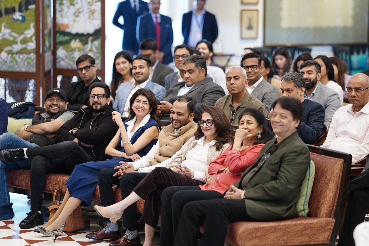 In between the insightful session of CM Yogi ji addressing all of us at #Griffin Retreat by <a href="/Inc42Media/">Inc42</a>! Grateful for the opportunity to be part of such engaging discussions. Big thanks to <a href="/poojasareen90/">Pooja Sareen</a>, <a href="/vardhanvaibhav/">Vaibhav Vardhan</a>, and <a href="/utka_rsh/">Utkarsh Agarwal</a> for making this happen 🥰