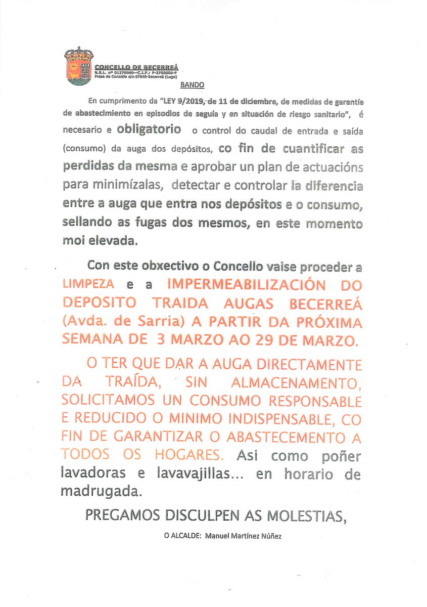 Concello Becerreá (@cbecerrea) on Twitter photo 