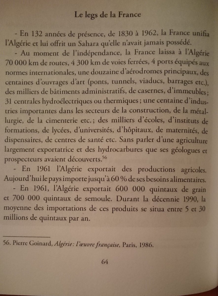 RoseLouise48520's tweet photo. @Shanna__Bylka Ce qu'on ne vous dit jamais sur les 132 années de la colonisation française de l'Algérie - https://t.co/JkBIGJJgfR
Avant 1830, l'Algérie n'existe pas, c'est une province ottomane. La France l'a faite, et lui a inventé son nom : Algérie - https://t.co/JkBIGJJgfR https://t.co/LK9SStdlmI
