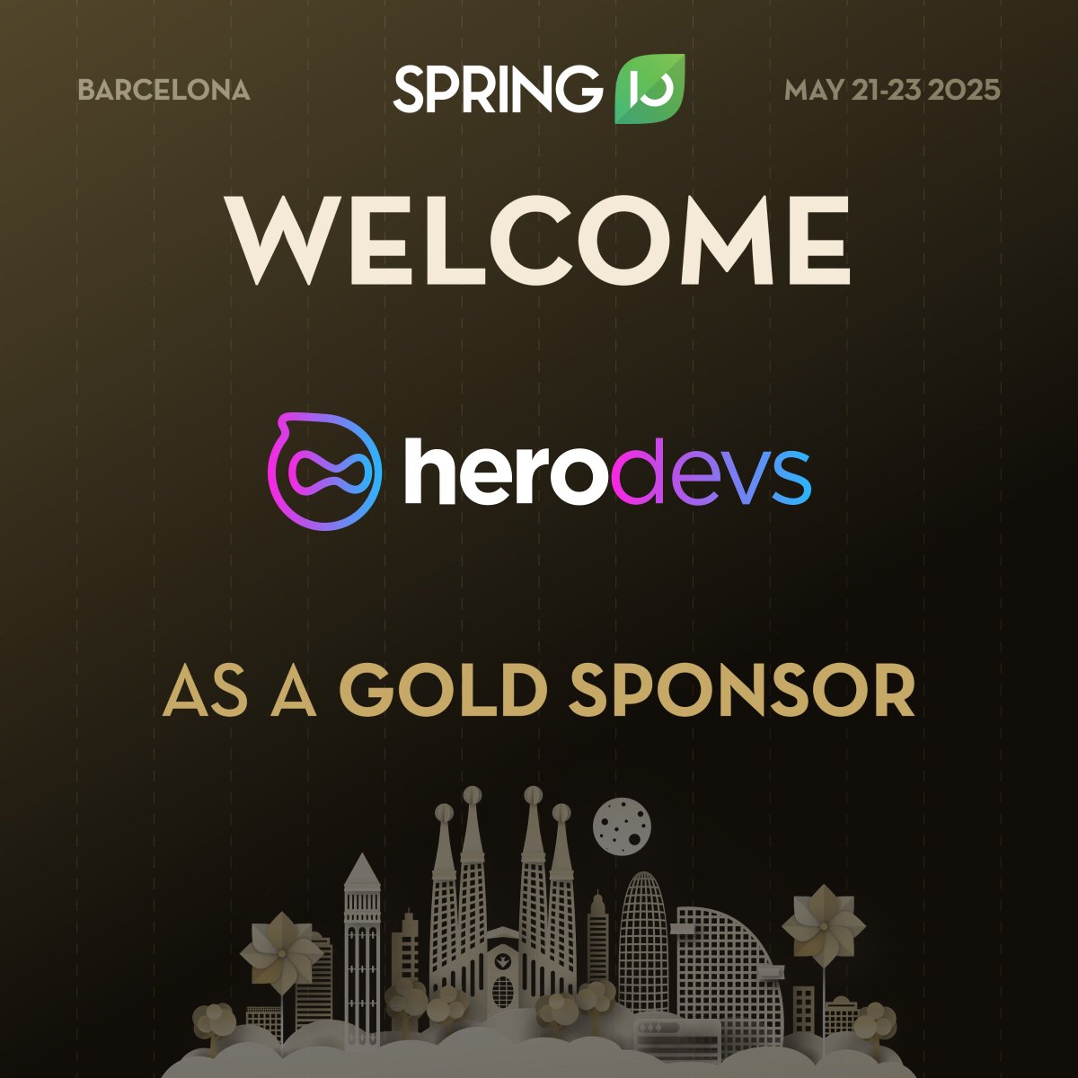 spring_io's tweet image. We’re thrilled to announce @herodevs as a Gold sponsor for Spring I/O 2025! 🎉

Thank you and welcome onboard! #springio25