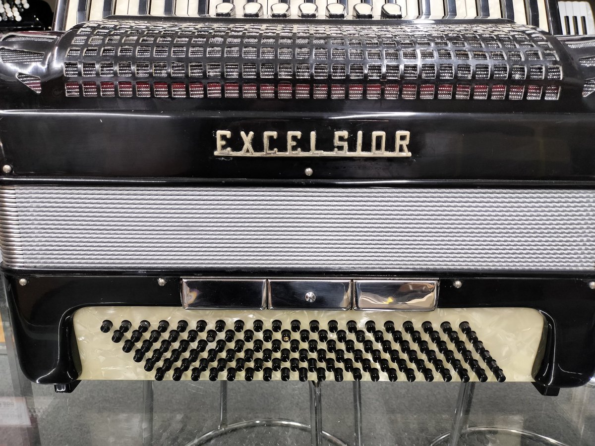 excelsior 言える 308 中型MML41鍵盤120べース.整備済みべスト