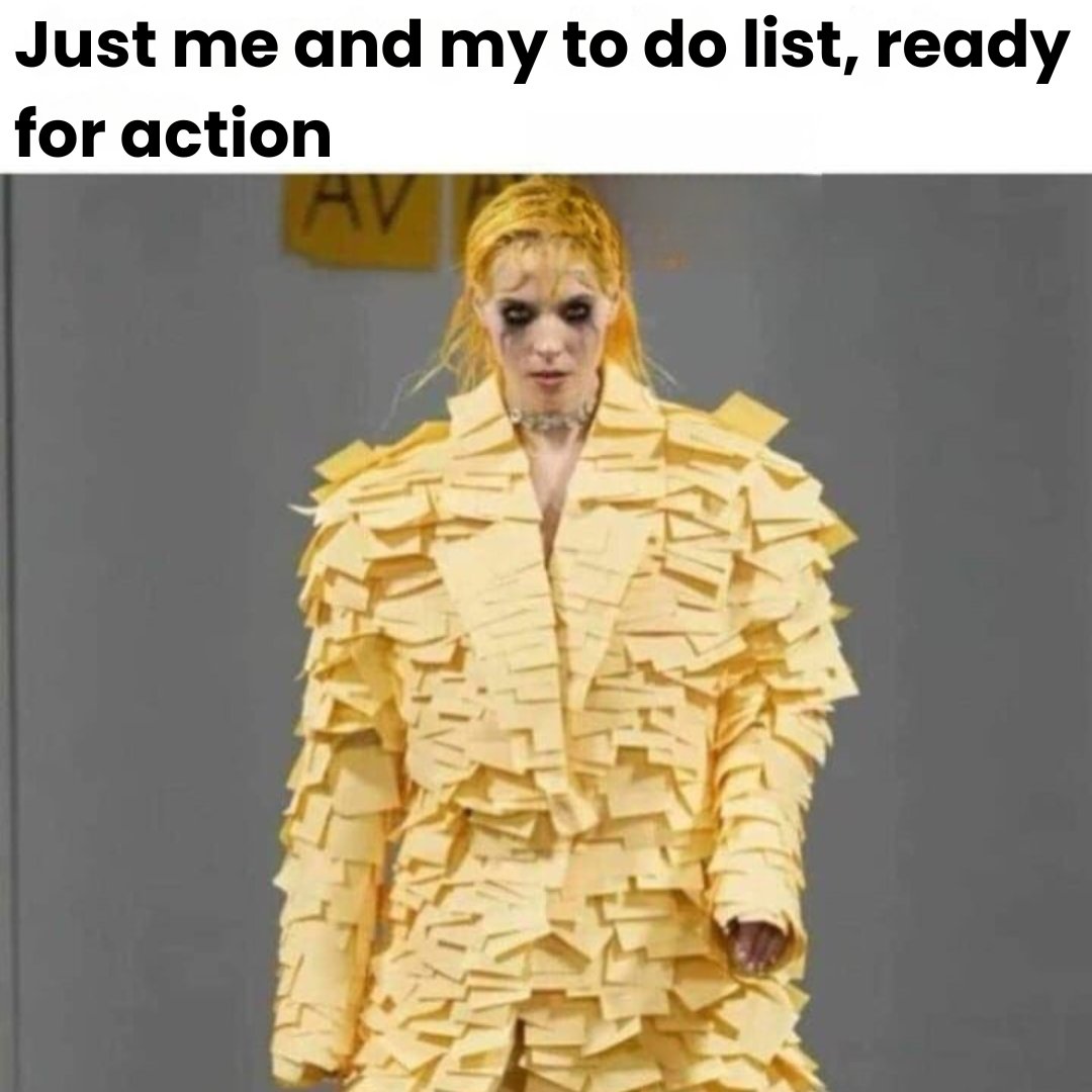 Knowlettwoods's tweet image. 📋 Just Me and My To-Do List… Ready for Action! 💪😂

We all start the day feeling productive, ready to check off every task… until the list magically grows longer! 📄
#GettingThingsDone #Knowledgewoods #ProductivityGoals #ProjectManagement