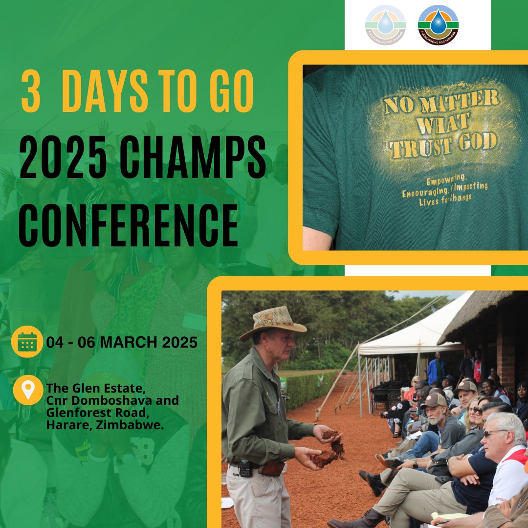 3 DAYS until #ChampsConference! 🎉 Thanks to all attendees! To those who couldn't register, we appreciate your support &amp; will share updates online. 🙏 safe travels to all traveling. Journey mercies! 
See you soon!