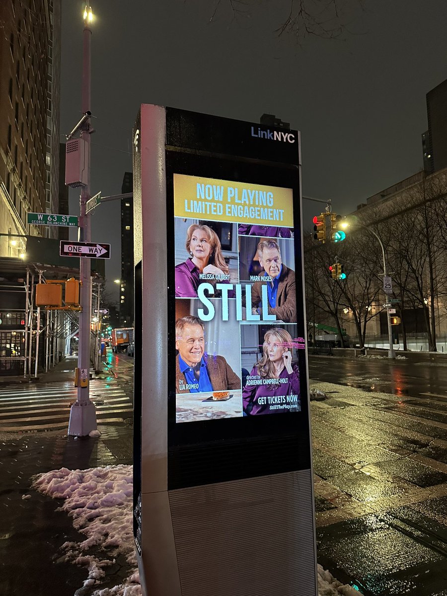 Blue Vista 725 (@bluevista725) on Twitter photo Still happy to still be booking campaigns especially this one for the Off-Broadway play Still, starring Melissa Gilbert (Little House on the Prairie) and Mark Moses (Mad Men). Still running at <a href="/SheenCenter/">The Sheen Center</a> through March 3rd! Still happy to still be booking campaigns especially this one for the Off-Broadway play Still, starring Melissa Gilbert (Little House on the Prairie) and Mark Moses (Mad Men). Still running at <a href="/SheenCenter/">The Sheen Center</a> through March 3rd!