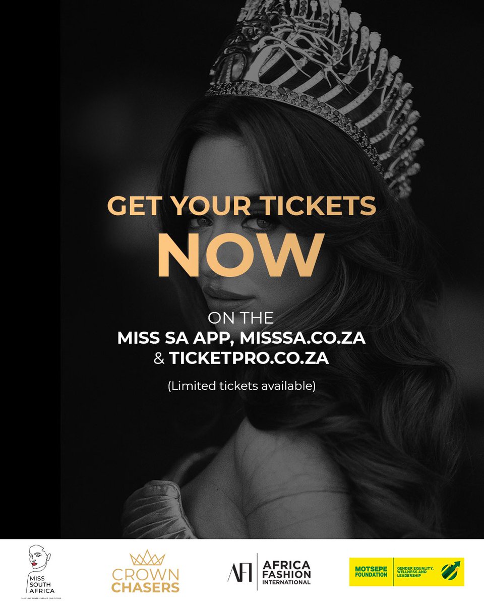 Miss SA Masterclass loading... 🚀

As we gear up for #MissSA2025 entries, we’re bringing you a first-of-its-kind masterclass to help you step into your power!

For the first time ever, Miss SA is hosting an exclusive session filled with inspiration, and wisdom from former Miss