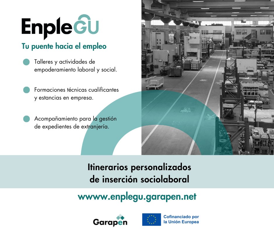 Las personas en riesgo de exclusión sociolaboral no cuentan con las herramientas necesarias para acceder al mercado laboral⛔️ #EnpleGU ofrece acompañamiento personalizado para que nadie se quede atrás✅Descubre cómo podemos ayudarte en enplegu.garapen.net