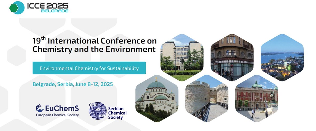 📢Call for #Abstracts: ICCE 2025!

📅 Deadline: March, 7
📍 Belgrade, Serbia | June 8-12

Present your research at one of the key conferences on #EnvironmentalChemistry! 
🔗 Submit here: icce2025.com

#ICCE2025 #ScientificConference #Sustainability
<a href="/RSEQUIMICA/">RSEQ</a>