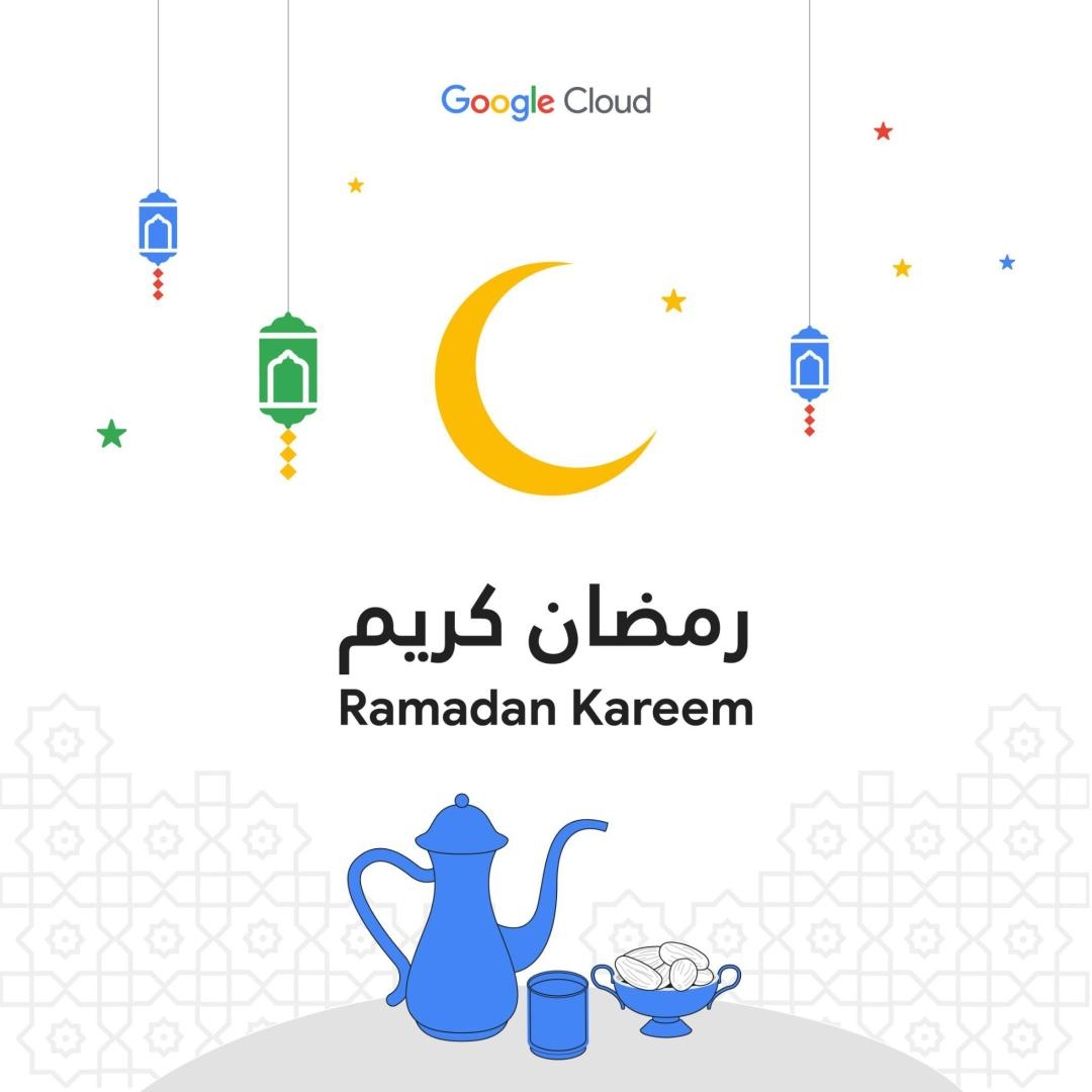 lama_gcp's tweet image. 🌙✨رمضان كريم! مبارك عليكم الشهر وكل عام وأنتم بخير

Ramadan Kareem from #GoogleCloud! Wishing you peace, love, and blessings. 🌙✨