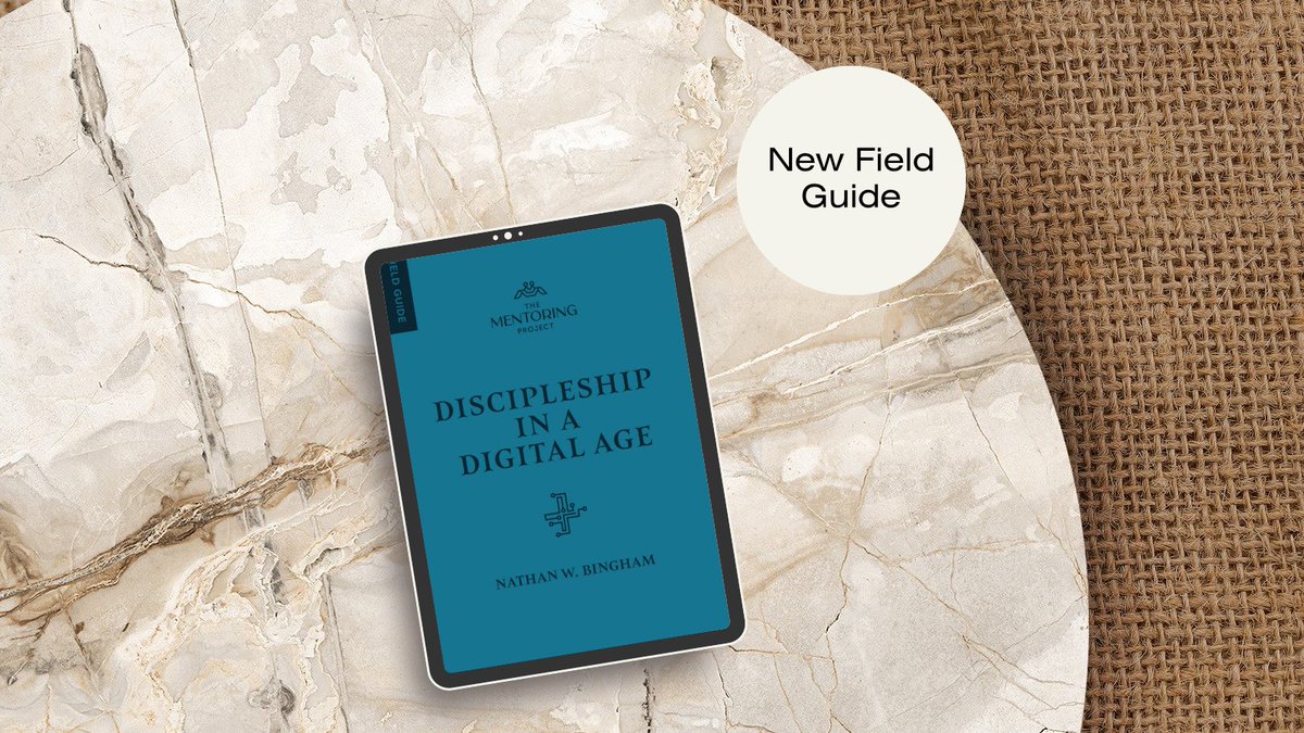 NWBingham's tweet image. I’m grateful for the opportunity to contribute a field guide, Discipleship in a Digital Age, for The Mentoring Project. It’s available to read online for free, along with an audio version.
thementoringproject.com/field-guides/d…
My hope is that it serves as a helpful resource for you or a teen…