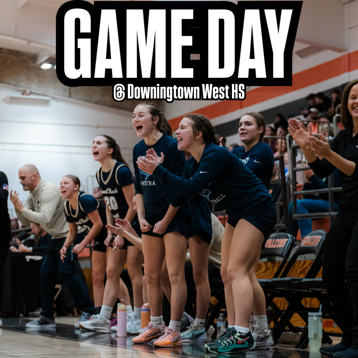 CR South Girls Basketball (@crsgbb) on Twitter photo Game Day for the Lady Hawks. Last game before state playoffs…seeding implications.
🆚 Downingtown West
🎈 Away game.
⏰ 6pm
<a href="/ADRobinson3/">Andrew Robinson</a>
<a href="/SOLsports/">SOLsports</a>
<a href="/BucksCoHerald/">Bucks County Herald</a>
<a href="/HSGameOn/">BucksMont Game On</a>
<a href="/MelissaMHM/">Melissa Mason 🤩</a> Game Day for the Lady Hawks. Last game before state playoffs…seeding implications.
🆚 Downingtown West
🎈 Away game.
⏰ 6pm
<a href="/ADRobinson3/">Andrew Robinson</a>
<a href="/SOLsports/">SOLsports</a>
<a href="/BucksCoHerald/">Bucks County Herald</a>
<a href="/HSGameOn/">BucksMont Game On</a>
<a href="/MelissaMHM/">Melissa Mason 🤩</a>