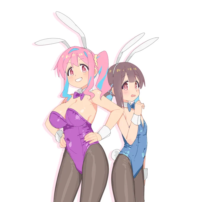 #おにまいお絵描き #おにまいお絵かき バニー穂月姉妹 