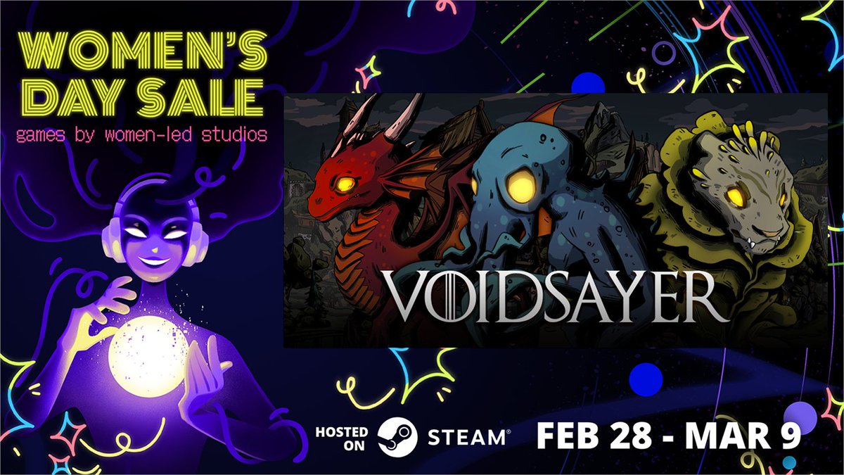 We're excited to join the #WomensDaySale! 🎉

Thanks to <a href="/wingsfundme/">WINGS</a> for the chance to highlight the invaluable contributions of our talented women. 💪Their creativity and hard work shaped the game's amazing style! 💖

#GameDev #IndieGame #IndieDev #RPG #InternationalWomensDay