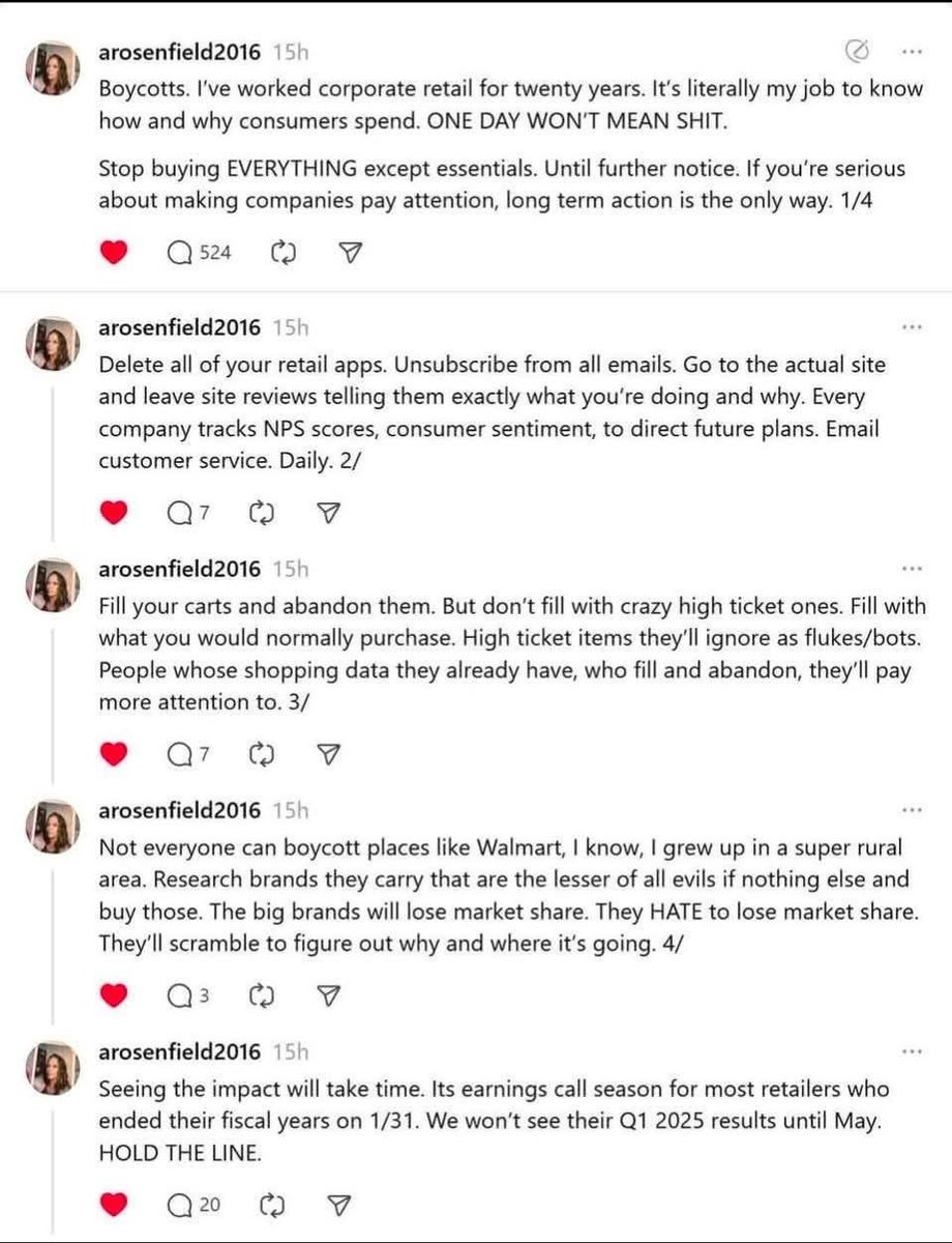 Unfortunately, one day is not enough. Make today only the beginning. #EconomicBlackOutDay