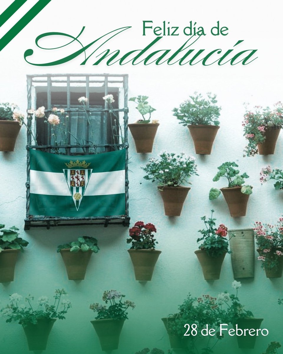 Feliz Día de Andalucía, cordobesistas 🤍💚
