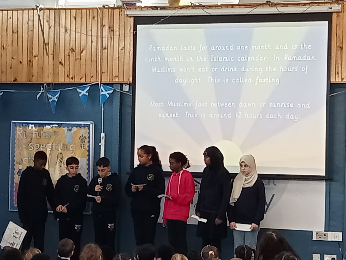 Very proud of this group of senior pupils sharing their experiences of Ramadan, which begins this evening. We wish all our families preparing for this holy month Ramadan Mubarak 🌙✨💙💛