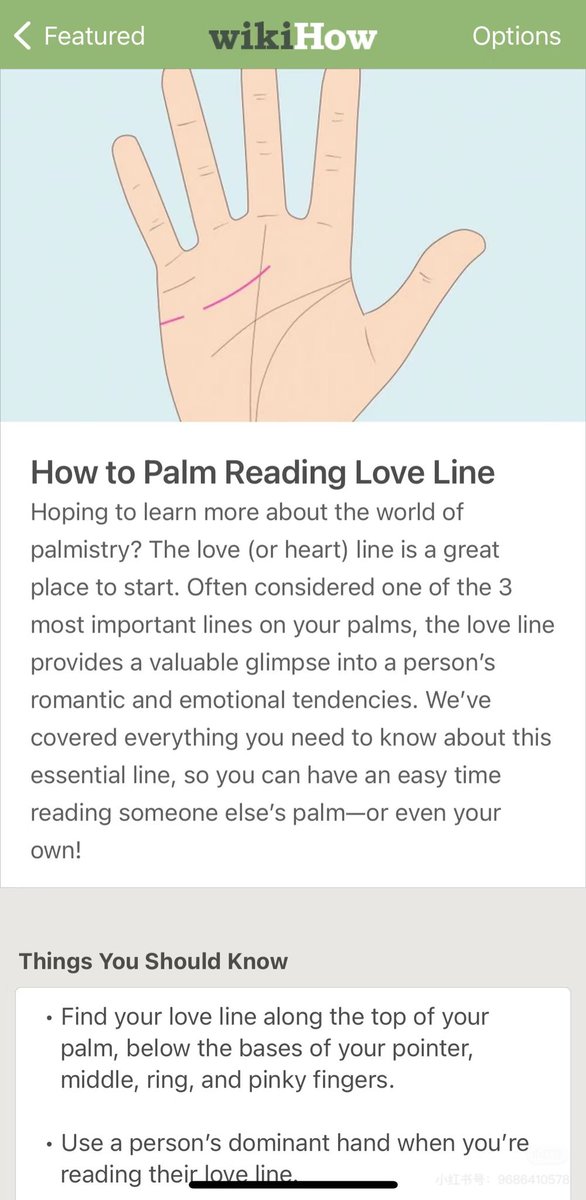 TiansenLiu's tweet image. 遇到一个很有趣的可以给自己看的帖子
How to palm reading love line on your hand