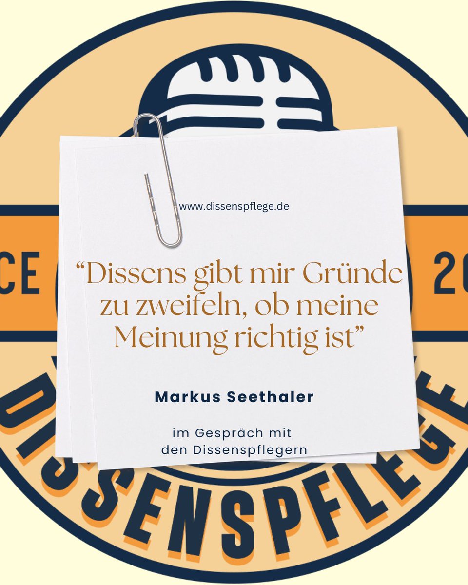 Markus spricht mit <a href="/SebSchleidgen/">Sebastian Schleidgen</a>  und <a href="/kamehameha80/">Andreas Wolkenstein</a> über Dissense. Er plädiert in der Folge "Cool down" für "epistemische Bescheidenheit" und den Zweifel: Vielleicht haben wir mit unserer Meinung ja doch nicht immer recht? 

#dissenspflege #podcast #philosophie