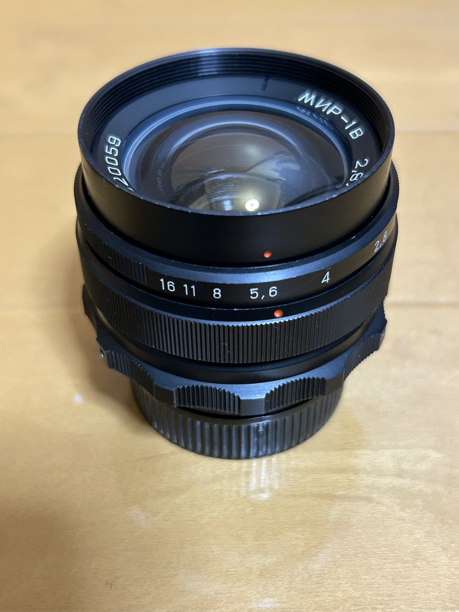 larlaciell's tweet image. 帰宅したから改めて
今日の購入品
MIR-1B 37mm F2.8

#オールドレンズ　#2ndbase