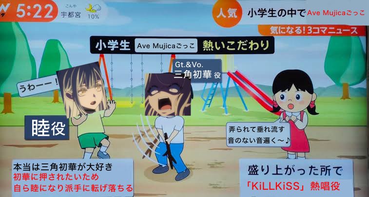 圖 日本小學生間流行的Ave Mujica扮演遊戲