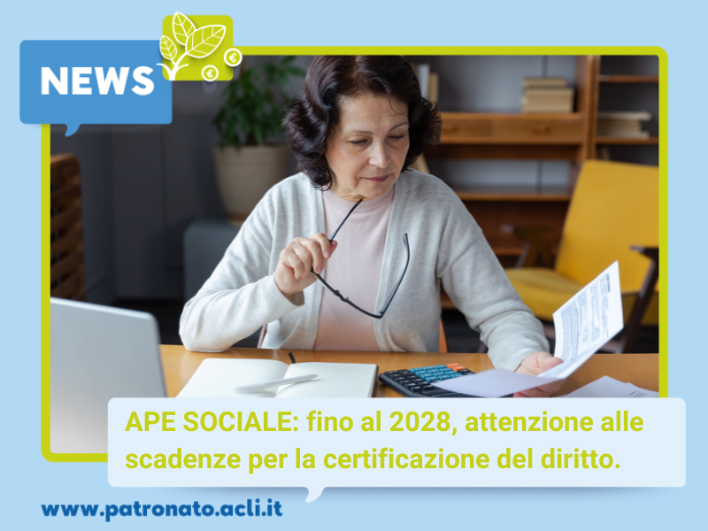 L'Ape Sociale è un’indennità che permette di ritirarsi dal mondo del lavoro e che “accompagna” i richiedenti fino all’età prevista per la pensione di vecchia. Se pensi di averne diritto è fondamentale verificarlo per tempo.
Scopri come sul sito 👉 bit.ly/41CD0gJ