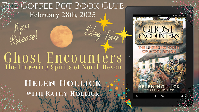 maryanneyarde's tweet photo. ❀༻ Books Worth Reading ༺❀
•✧✧• Ghost Encounters:
The Lingering Spirits of North Devon
By Helen Hollick with Kathy Hollick •✧✧•
https://t.co/X3onXoVCbs
#GhostEncounters #Ghosts #NorthDevon #FriendlyGhosts #BlogTour #TheCoffeePotBookClub @HelenHollick @cathiedunn https://t.co/WD1WB9VZju