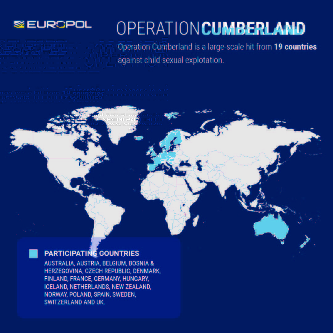Europol's tweet image. 🚨 Europol has supported authorities from 19 countries in a large-scale hit against child sexual exploitation. The suspects were engaged in the distribution of images of minors fully generated by artificial intelligence. 

Read more ⤵️

europol.europa.eu/media-press/ne…