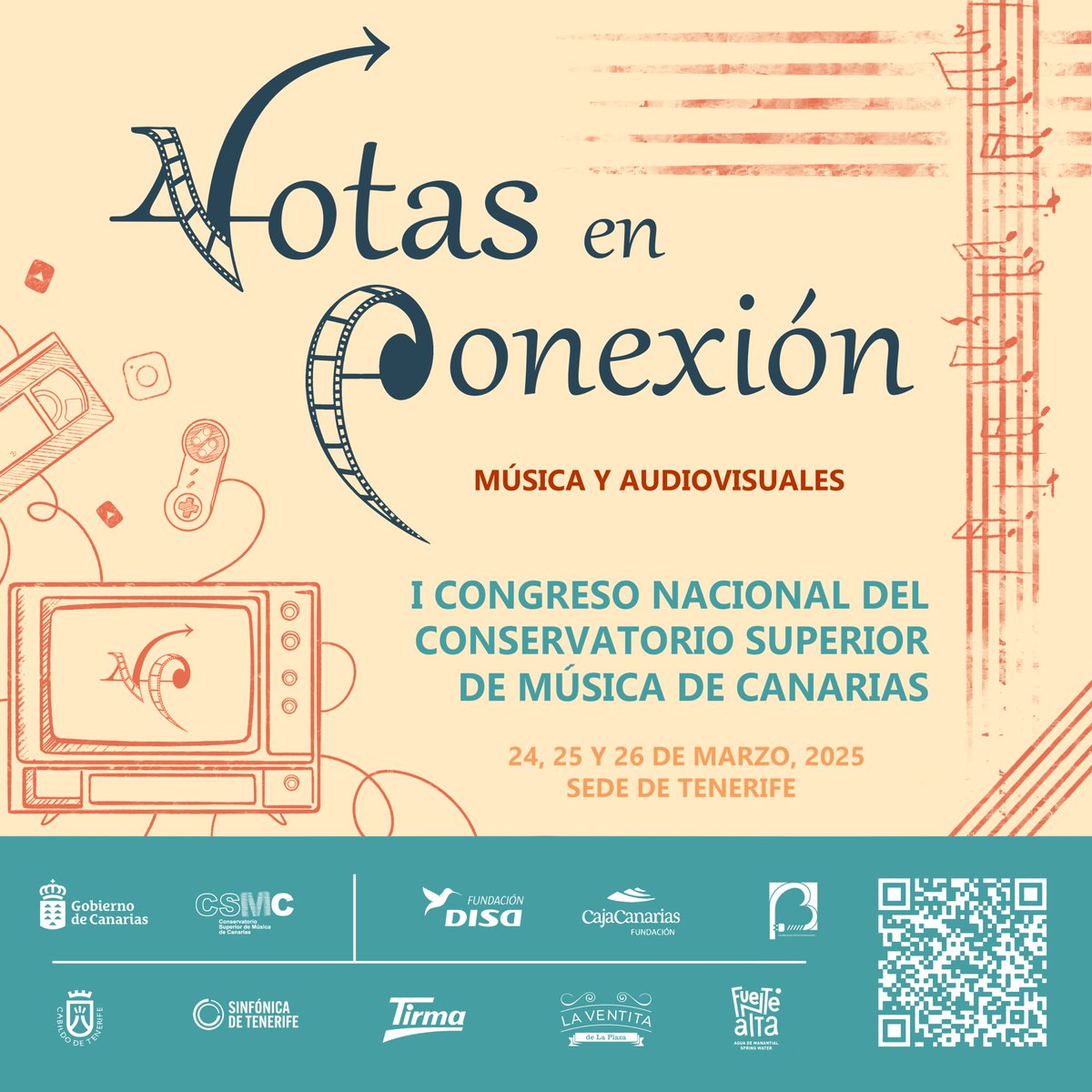 Notasenconexion's tweet photo. En las mesas redondas del congreso contaremos con estos participantes junto con los ponentes 🗣️

#NotasEnConexión #Música #Congreso #Cultura #Tenerife #Canarias https://t.co/POwadBHccQ
