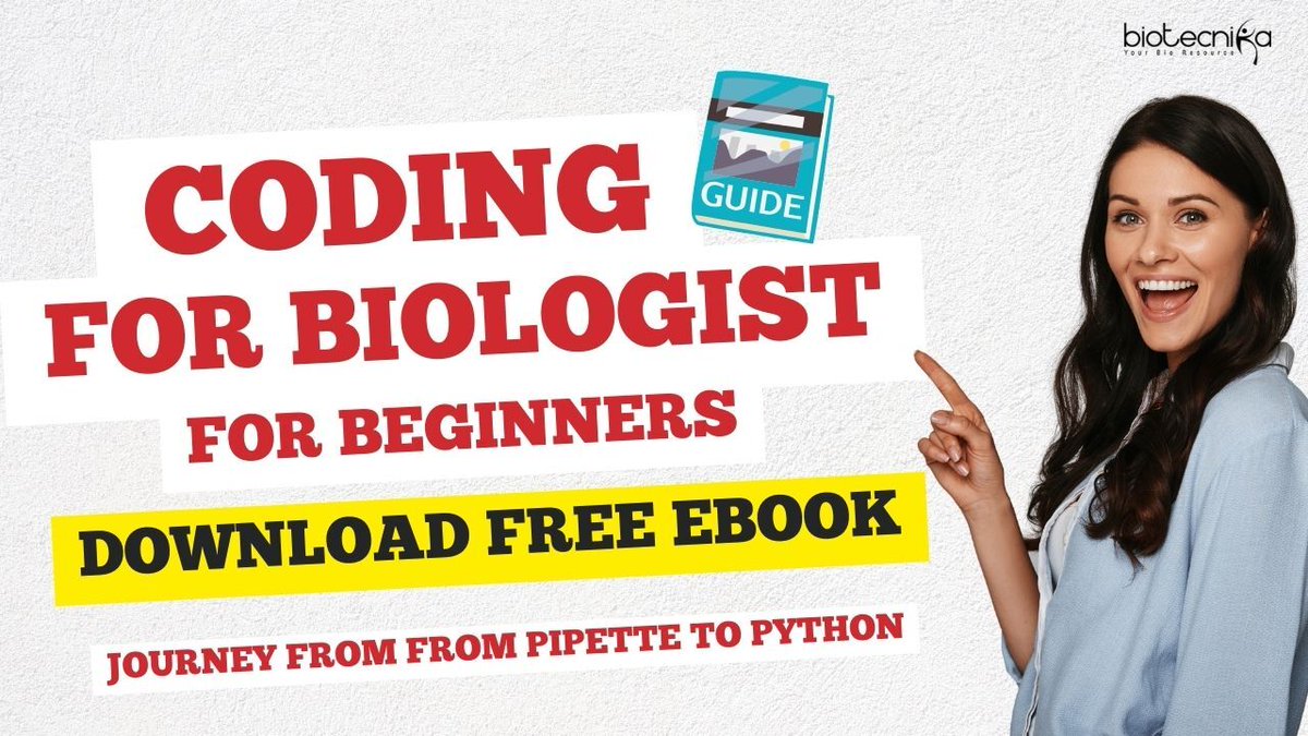 biotecnika's tweet image. Coding For Biologists For Beginners FREE PDF Download 📩
👇
biotecnika.org/2024/07/coding…
#codingforbiologists #codinginternship