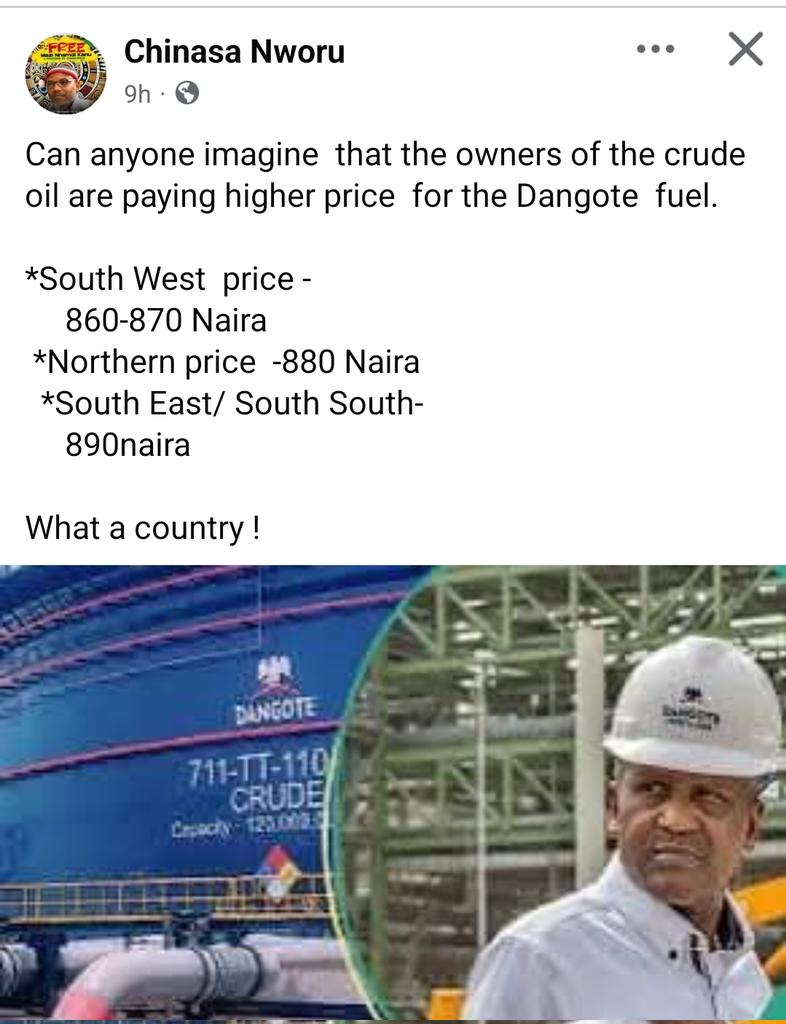 Those doing this will still convince the so-called 9ja Delta man that the Igbo want to take over his oil. But he won't look down to see that Igbo also has oil.