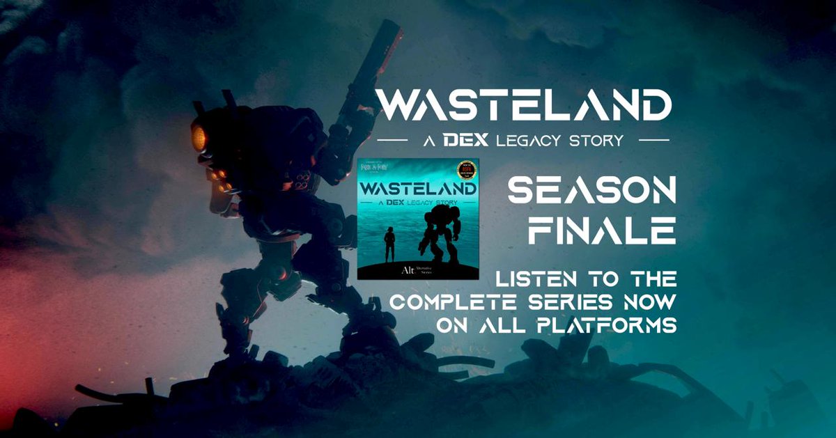 Alternative Stories (@storiesalt) on Twitter photo Out today! The final part of our #scifi #audiodrama Wasteland is available now on all podcast platforms. Great writing by <a href="/emilyinkpen/">Emily Inkpen (she/her)</a> and amazing performances by our cast led by <a href="/SarahofGolding/">She/Her SaRRAAAHHH🧟 Of Golding 👁 👁</a> Marie-Claire Wood and Nic Lamont
Listen free here pod.link/1790863463 Out today! The final part of our #scifi #audiodrama Wasteland is available now on all podcast platforms. Great writing by <a href="/emilyinkpen/">Emily Inkpen (she/her)</a> and amazing performances by our cast led by <a href="/SarahofGolding/">She/Her SaRRAAAHHH🧟 Of Golding 👁 👁</a> Marie-Claire Wood and Nic Lamont
Listen free here pod.link/1790863463
