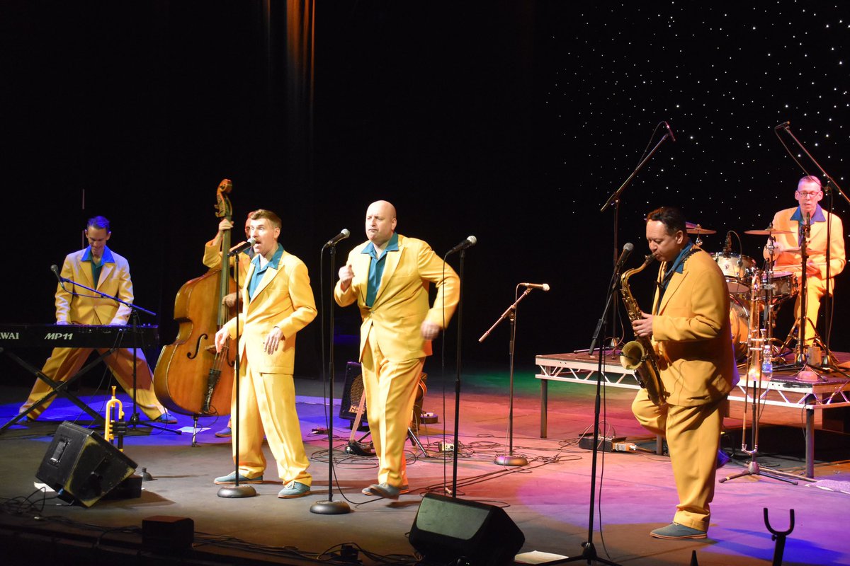 The Jive Aces (@jiveaces) on Twitter photo Thanks to everyone that came to <a href="/QueensTheatreH/">Queen's Theatre Hornchurch</a> last night, a blast was had by all! Thanks to our special guest @NoelleVaughn and Ruff Shots for this great photo! Off to Munich for <a href="/RockThatSwing/">Rock That Swing</a> Festival and back on Sunday for <a href="/TAssemblyRooms/">Tamworth Assembly Rooms</a> Rooms with @MissBethBelle! Thanks to everyone that came to <a href="/QueensTheatreH/">Queen's Theatre Hornchurch</a> last night, a blast was had by all! Thanks to our special guest @NoelleVaughn and Ruff Shots for this great photo! Off to Munich for <a href="/RockThatSwing/">Rock That Swing</a> Festival and back on Sunday for <a href="/TAssemblyRooms/">Tamworth Assembly Rooms</a> Rooms with @MissBethBelle!