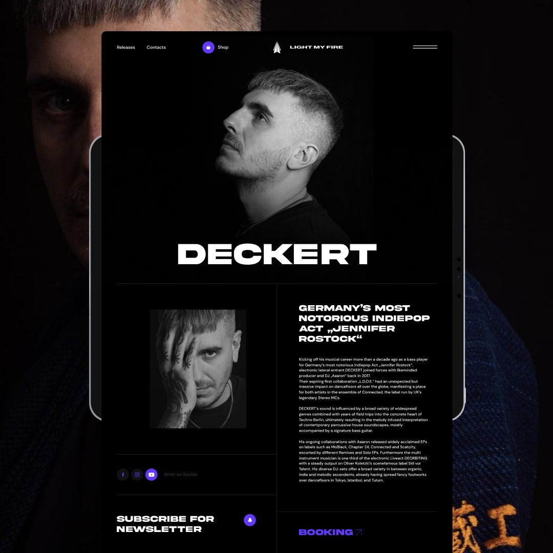 PavelPrannychuk's tweet photo. Artist #Page #design for LMF #Records #website whose site has won several #awards including @awwwards !
Watch full case and website in live here: https://t.co/Aavzwjmqg8
#WebsiteDevelopment #WebsitePromotion #websitetraffic #WebsiteDesign #ui #ux #agency #music #atrist #label #seo #landing #product