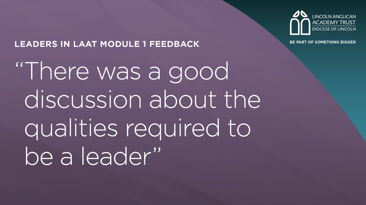 In December we launched our Leaders in LAAT - A Blueprint for Excellence and we've just completed our first module and we're thrilled with the overwhelmingly positive feedback.thelaat.co.uk/leaders-in-laa…