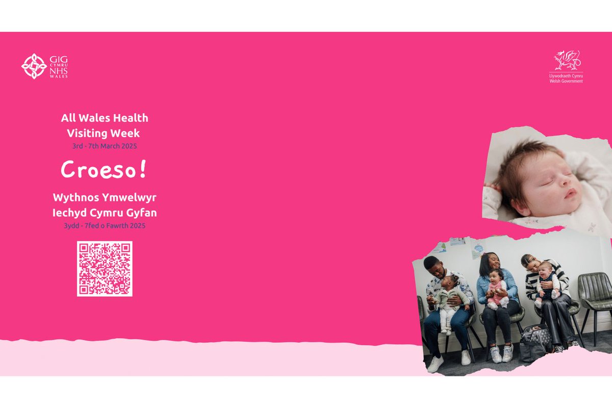 iHealthVisiting's tweet photo. Wales is #CelebratingHealthVisiting with a national week between 3-7 Mar- to raise awareness of #HealthVisiting services & recognise fantastic contribution that all staff make to delivery of high-quality care to families, babies and children across #Wales
https://t.co/1gaRcrZw0E https://t.co/zMSYuPoGJf