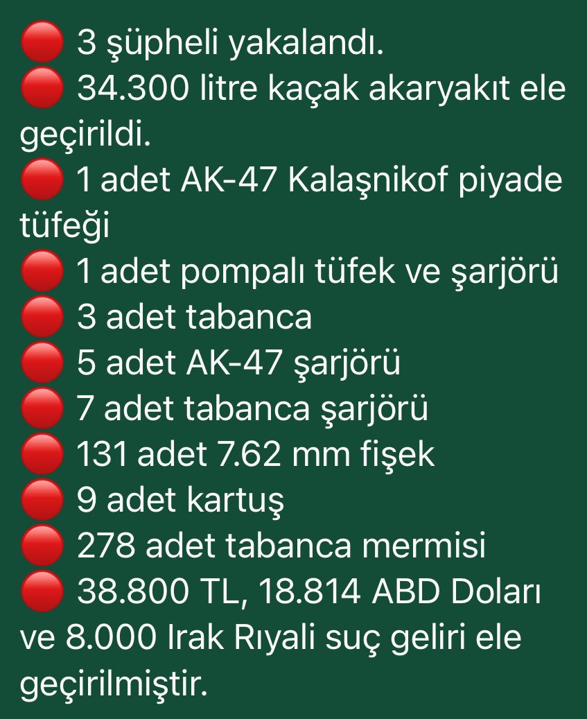 🚔 Nizip’te Kaçakçılığa Büyük Darbe! 🚔

Gaziantep İl Jandarma Komutanlığımız tarafından 21.02.2025 tarihinde gerçekleştirilen operasyon kapsamında:

Kaçakçılıkla mücadelemiz kararlılıkla devam ediyor!
Nizip Kaymakamlığı

#NizipKaymakamlığı #KaçakçılıklaMücadele #HuzurVeGüven