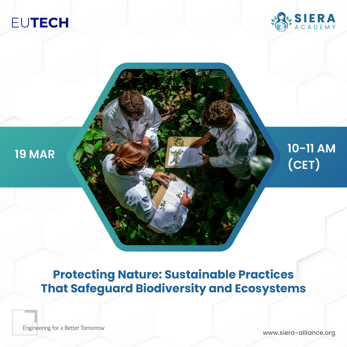 EUTECChamber's tweet photo. 🌍 Protecting Nature 🌱
Join our webinar on March 19 to explore how sustainable practices safeguard biodiversity and ecosystems.
📅 10-11 AM CET
🔗 Register: https://t.co/bvvYrdLY1M
#EUTECH #ProtectingNature #Biodiversity #EcosystemProtection #ESRSE4 #Webinar2025 https://t.co/w0R6RTSaGY