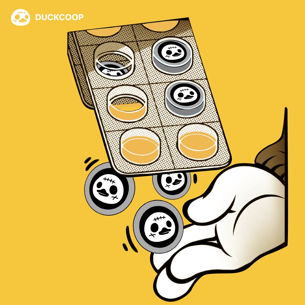 Pop some $DUCKS meds if you're ready for something insanely exciting coming your way in the next few months! 🦆🚀

🎮 Gaming, Events, FREE $DUCKS: t.me/duckscoop_bot/…

🦆 $DUCKS Channel: t.me/duckcoopchannel

#DuckCoop #DUCKS