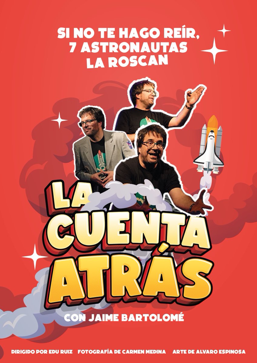 Jaime Bartolomé (@jbartolomero) on Twitter photo Este domingo a las 20h vuelvo a <a href="/Bululu2120/">Bululu2120</a> con "La cuenta atrás".
atrapalo.com/entradas/la-cu… Este domingo a las 20h vuelvo a <a href="/Bululu2120/">Bululu2120</a> con "La cuenta atrás".
atrapalo.com/entradas/la-cu…