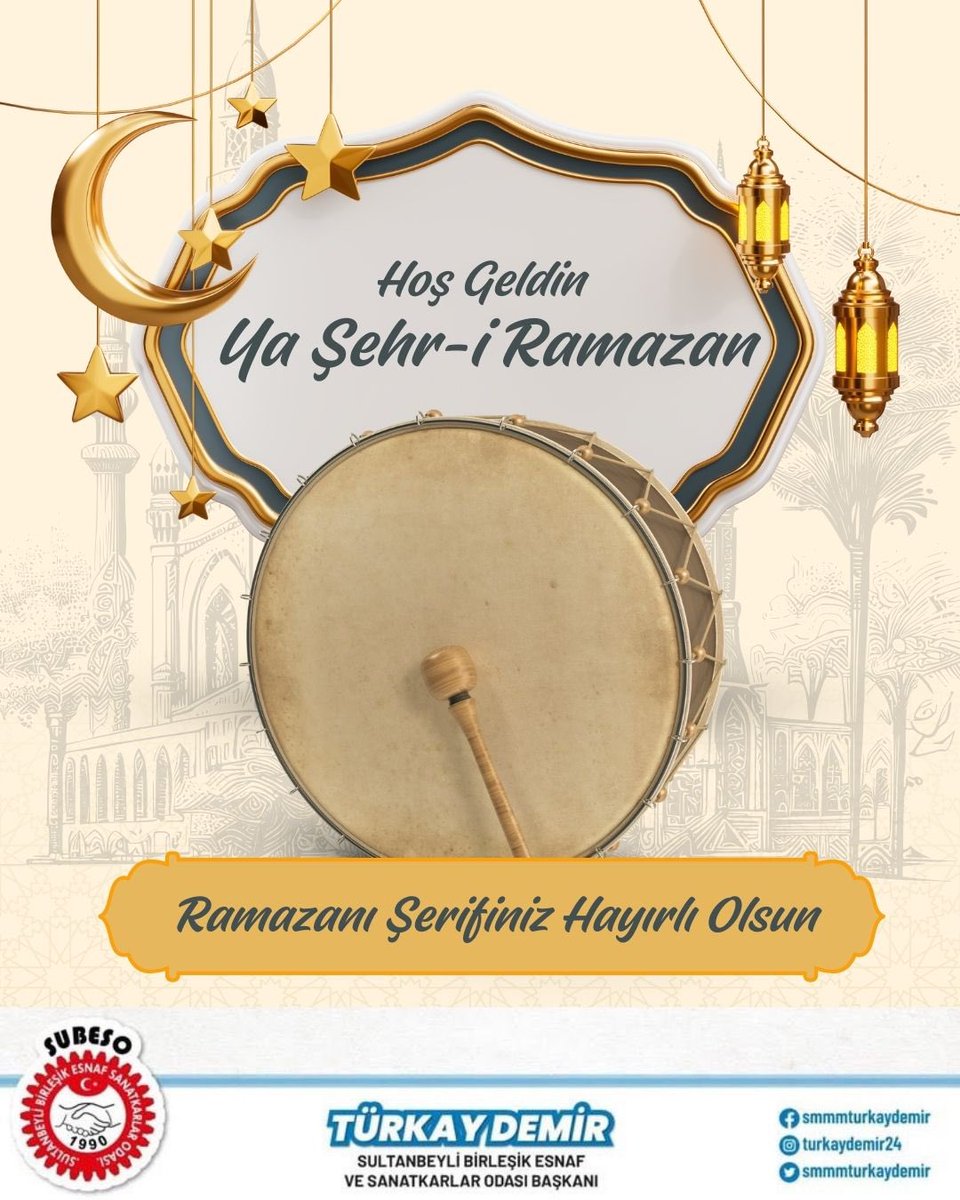 Ramazan demek bereket ve kurtuluş demektir, huzurla imanla dolu mutlu bir ay yaşayın..  Sofranız bereketli, sağlığınız sıhhatli olsun.
Hoş Geldin Ey Şehri Ramazan 🌙