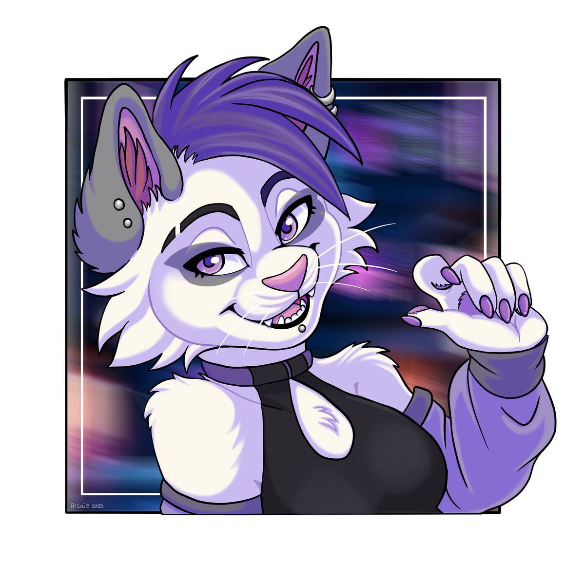 Gang I think she’s flirting with me…. Is she flirting with me?? 
😰😰😰😰😰😰💅

A half bust for <a href="/Jasper_Lavender/">Jasper & Lavender 🔜 NFC</a> and a teeny tiny reminder that I open for commission on the 01st of each month (so tomorrow!!).