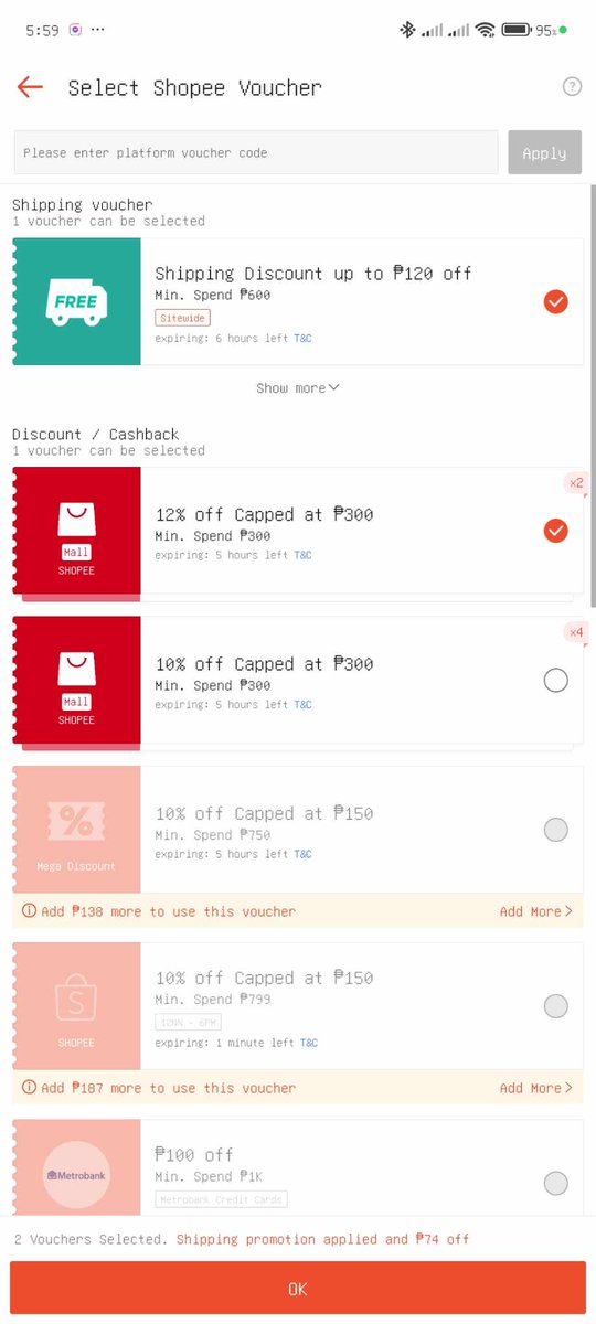 opal_moon94's tweet photo. LAYOVER - WEVERSE VER. FROM ₱920 GOT IT FOR ₱204!!! https://t.co/ZJqlbTzF39
Binilhan ko na din pinsan ko😭💜 once lang din kasi pwede mag check-out. Check niyo din if may other vouchers kayo, sayang din yung mababawas doon💯 https://t.co/Z28uTz2WDy